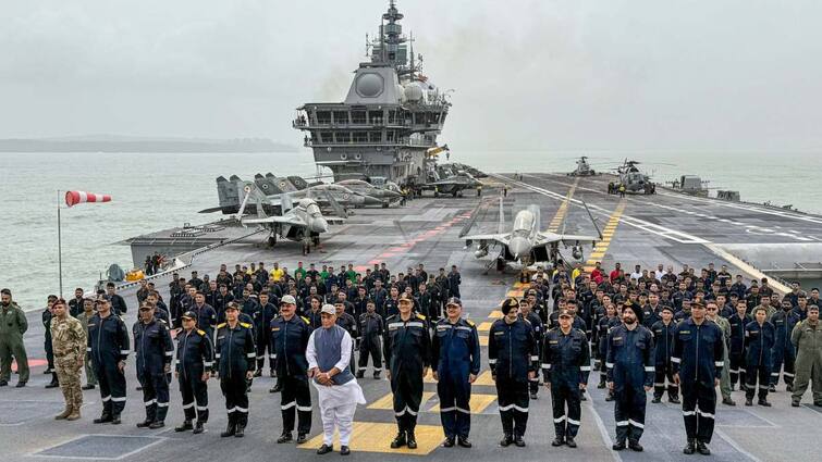 Rajnath Singh INS Vikrant visit said about indian navy Pakistan operation sindoor