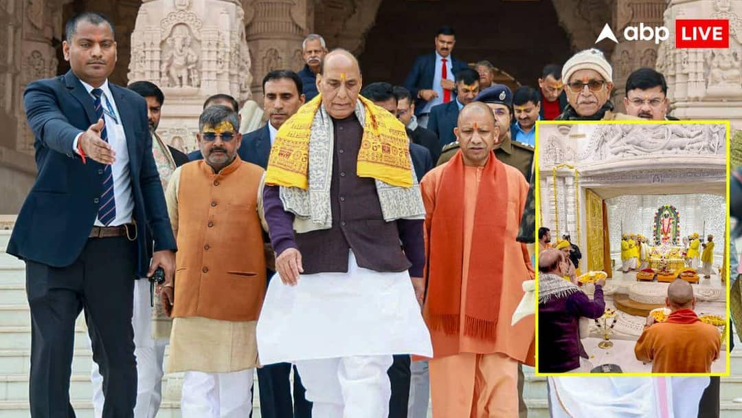 ‘रामराज्य समर्थक राष्ट्रसेवा में लगा, गोलियां चलाने वालों को दुनिया देख रही’, रामलला प्राण प्रतिष्ठा उत्सव में बोले रक्षामंत्री राजनाथ सिंह